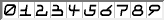 数字フォント16